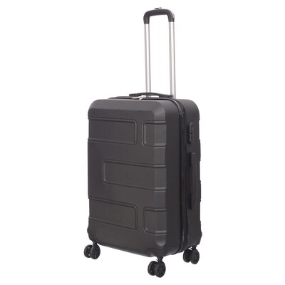 NICCI Deco Collection ABS Plastic Luggage, Black (CRL010S)
