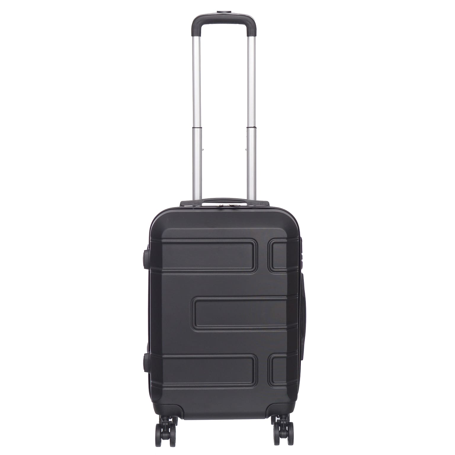 NICCI Deco Collection ABS Plastic Luggage, Black (CRL010S)