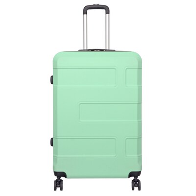 NICCI Deco Collection ABS Plastic 4-Wheel Spinner Luggage, Mint (CRL010L)