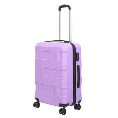 NICCI Deco Collection ABS Plastic Luggage, Lilac (CRL010S)