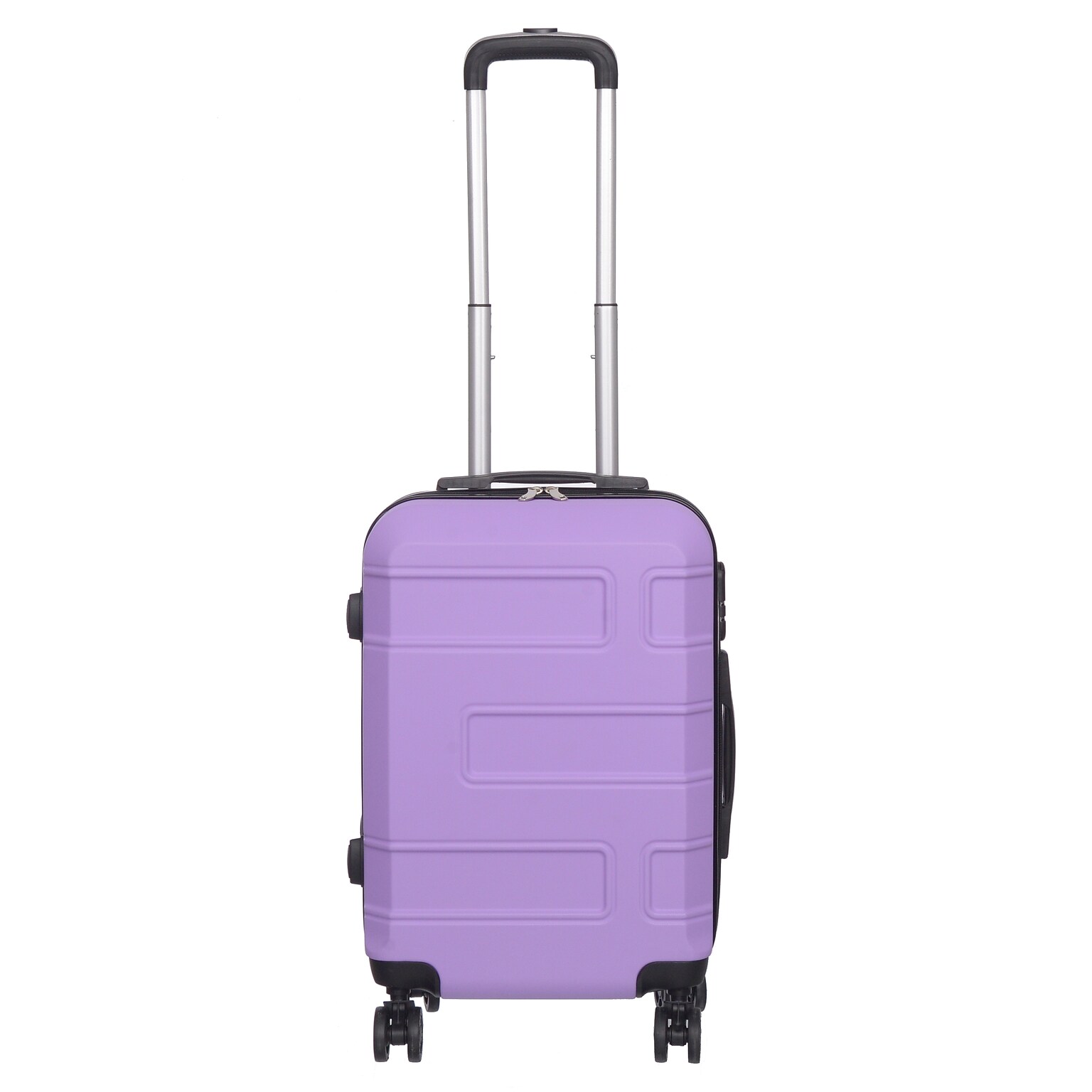 NICCI Deco Collection ABS Plastic Luggage, Lilac (CRL010S)