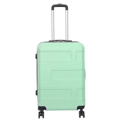 NICCI Deco Collection ABS Plastic 4-Wheel Spinner Luggage, Mint (CRL010M)