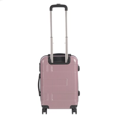 NICCI Deco Collection ABS Plastic Luggage, Dusty Pink (CRL010S)
