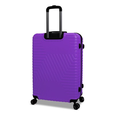 NICCI Lattitude Collection ABS Plastic 3P Set Luggage, Purple (CRL015)