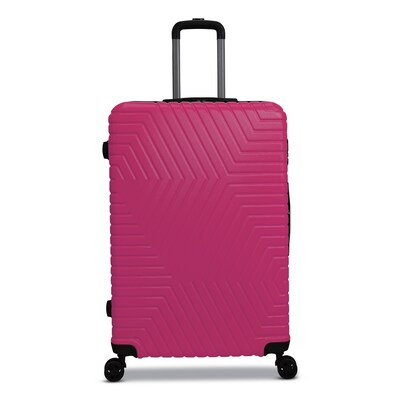 NICCI Lattitude Collection ABS Plastic 3P Set Luggage, Fuchsia (CRL015)