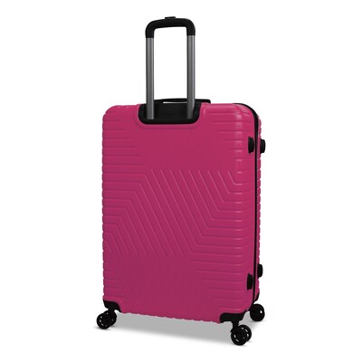 NICCI Lattitude Collection ABS Plastic 3P Set Luggage, Fuchsia (CRL015)