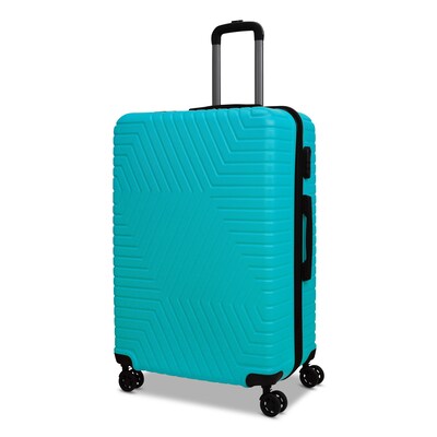 NICCI Lattitude Collection ABS Plastic 3P Set Luggage, Aqua (CRL015)