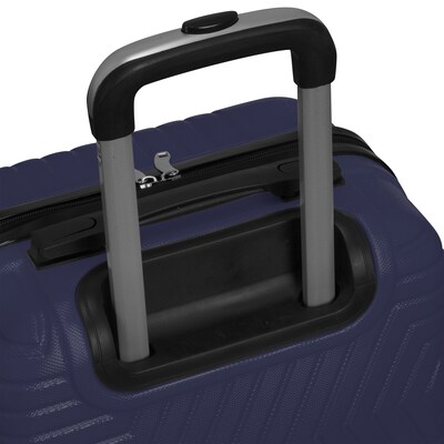 NICCI Lattitude Collection ABS Plastic 3P Set Luggage, Dark Blue (CRL015)