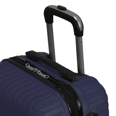 NICCI Lattitude Collection ABS Plastic 3P Set Luggage, Dark Blue (CRL015)