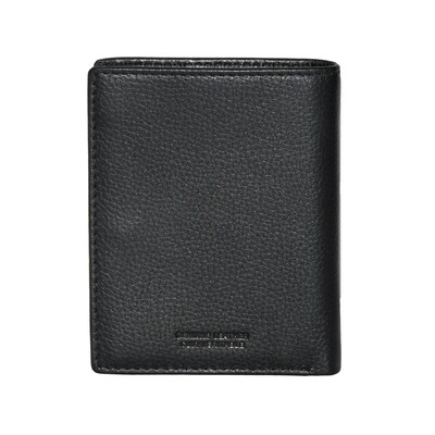 Club Rochelier Winston Collection Leather Men Wallet, Black, 4.25 (CRP396-G1)