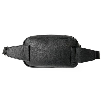 Nicci Handbag Collection P.U Ladies Waistbag, Black, 5.12" (NH04)