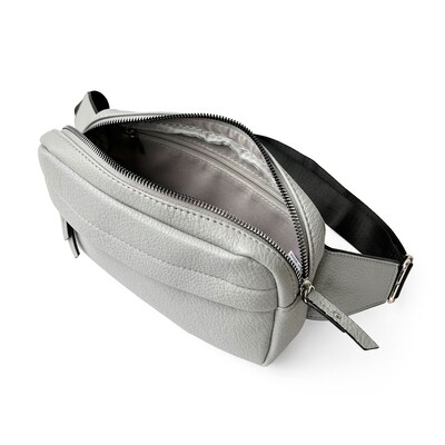 Nicci Handbag Collection P.U Ladies Waistbag, Light Grey, 5.12" (NH04)