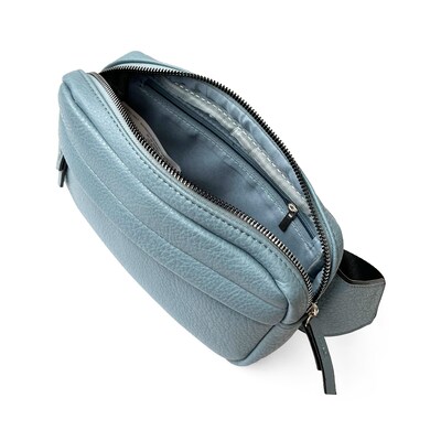 Nicci Handbag Collection P.U Ladies Waistbag, Powder Blue, 5.12" (NH04)