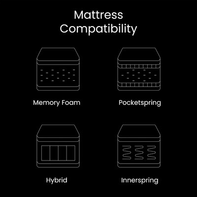 Flash Furniture Selene Adjustable Bed Base with Wireless Remote, Split King (ALDM0201SPK)