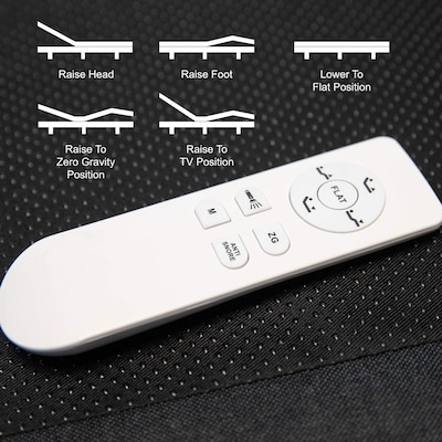 Flash Furniture Selene Adjustable Bed Base with Wireless Remote, Split King (ALDM0201SPK)