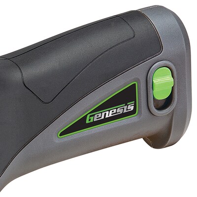 Genesis 8-Volt Li-Ion Cordless Oscillating Tool with Battery Pack, Charger & Sandpaper, Gray (GLMT08