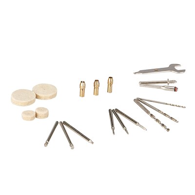 Genesis 8-Volt Li-Ion Rotary Tool with 65-Piece Accessory Set, Gray (GLRT08B-65)