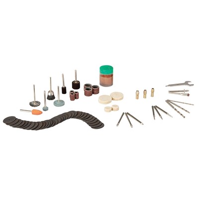 Genesis 8-Volt Li-Ion Rotary Tool with 65-Piece Accessory Set, Gray (GLRT08B-65)
