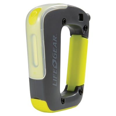 Life+Gear 250-Lumen USB-Rechargeable Clip-Light Flashlight, Black (41-3932)