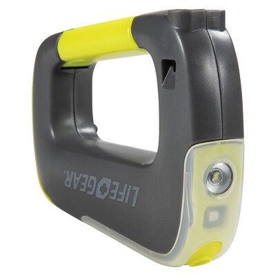 Life+Gear 250-Lumen USB-Rechargeable Clip-Light Flashlight, Black (41-3932)