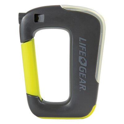 Life+Gear 250-Lumen USB-Rechargeable Clip-Light Flashlight, Black (41-3932)