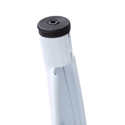 Flash Furniture Kai Industrial Iron Table Height Stackable Restaurant Stool without Back, White, 4-Pieces/Pack (ETBT350318WH)