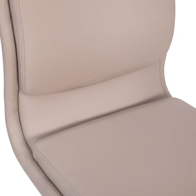 Flash Furniture Madigan Armless LeatherSoft Swivel Mid-Back Task Office Chair, Taupe (GO21111TAUPE)