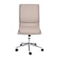 Flash Furniture Madigan Armless LeatherSoft Swivel Mid-Back Task Office Chair, Taupe (GO21111TAUPE)