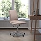 Flash Furniture Madigan Armless LeatherSoft Swivel Mid-Back Task Office Chair, Taupe (GO21111TAUPE)