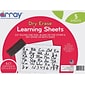 Pacon Two-Sided Array Dry Erase Learning Boards, 8.25" x 11", 5/Pack (PACLB8511)