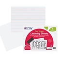 Pacon Array Dry Erase Learning Boards, 8.25L x 11W, 5/Pack (PACLB8511)