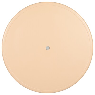 Flash Furniture Emmy 33" Round Activity Table Set, Height Adjustable, Natural (YCX73RNDTBLNAR)