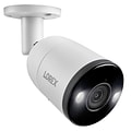 Lorex 4K Ultra HD Indoor/Outdoor Add-on IP Bullet Security Camera with Smart Deterrence, White (E893