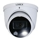 Lorex 4K Ultra HD Indoor/Outdoor Add-on IP Dome Security Camera with Smart Deterrence Plus, White (E