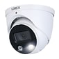 Lorex 4K Ultra HD Indoor/Outdoor Add-on IP Dome Security Camera with Smart Deterrence Plus, White (E893DD-E)