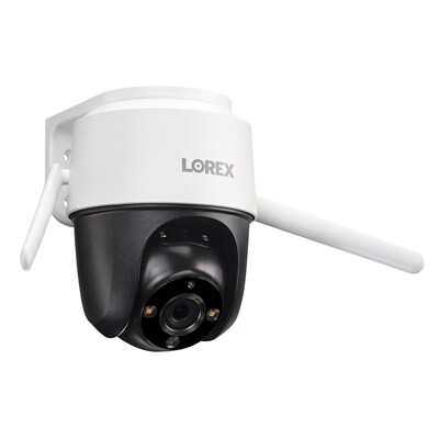 Lorex 2K QHD Outdoor Pan-Tilt Wi-Fi Security Camera, White (LORF461AQDE)