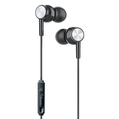 XYST In-Ear Earbuds with Microphone, Black (XYS-E3512BK)