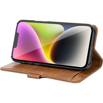 SaharaCase Folio Wallet Case for Apple iPhone 14 Plus, Brown (CP00337)