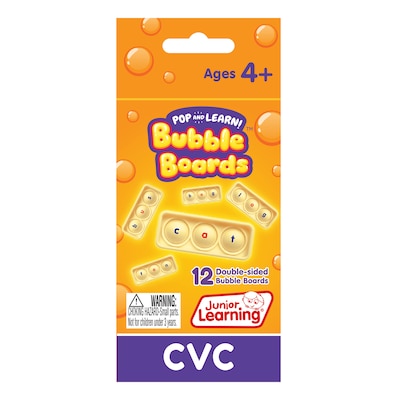 Junior Learning® CVC Pop and Learn™ Bubble Boards (JRL682)