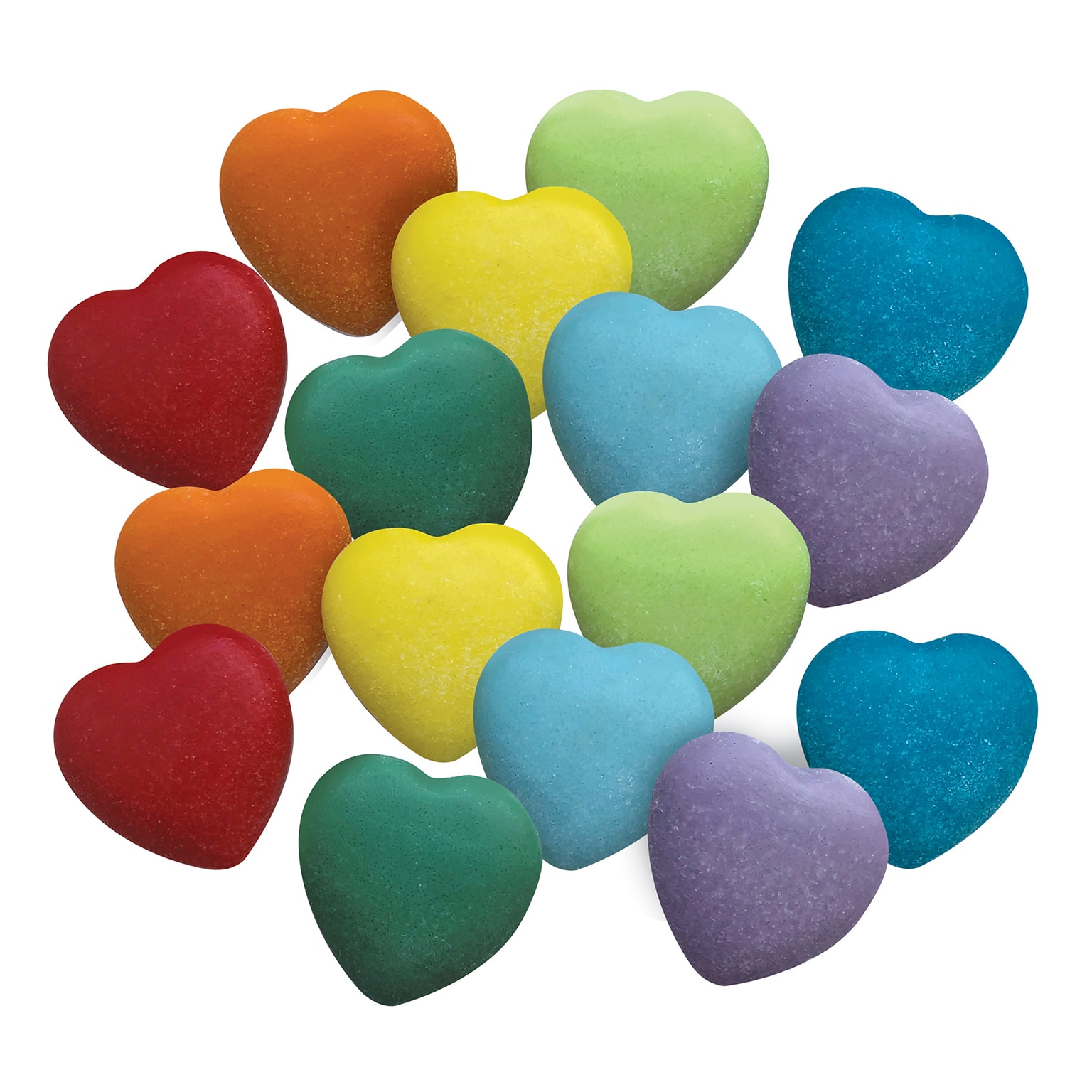 Yellow Door Kindness Hearts, Assorted Colors, Set of 16 (YUS1188)