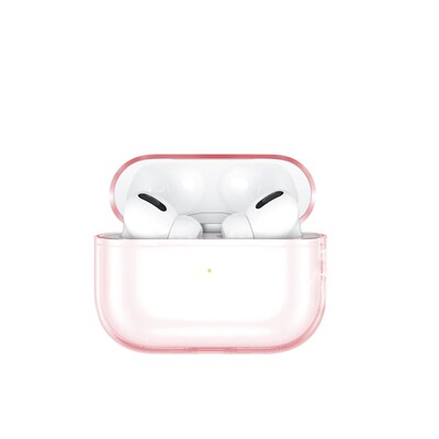 SaharaCase Hybrid Flex Series Case for Apple AirPods Pro 2 (2nd Generation), Transparent Pink