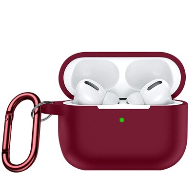 SaharaCase Silicone Case for AirPods Pro 2 (2nd Generation), Burgundy