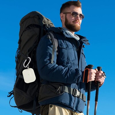 SaharaCase Silicone Case for AirPods Pro 2 (2nd Generation), Glow White