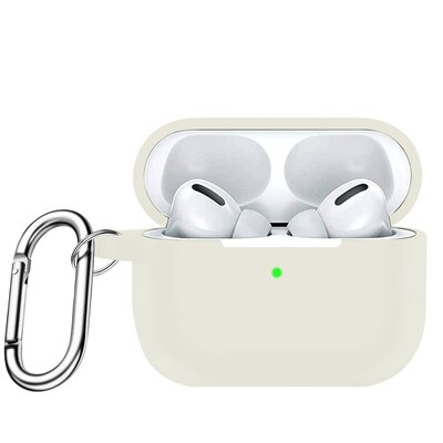 SaharaCase Silicone Case for AirPods Pro 2 (2nd Generation), Glow White