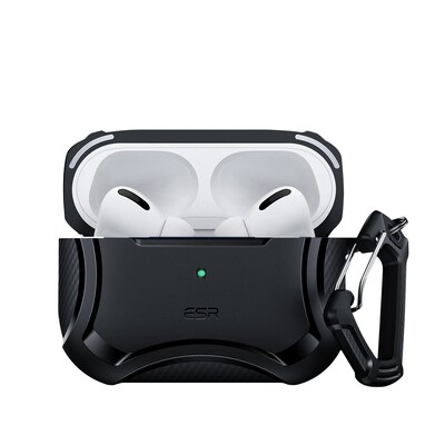 SaharaCase Cyber Armor Case for Apple AirPods Pro 2 (2nd Generation), Black