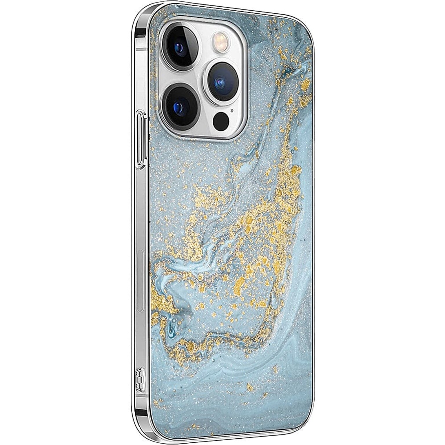 SaharaCase Marble Series Case for Apple iPhone 14 Pro, Blue Marble (CP00353)