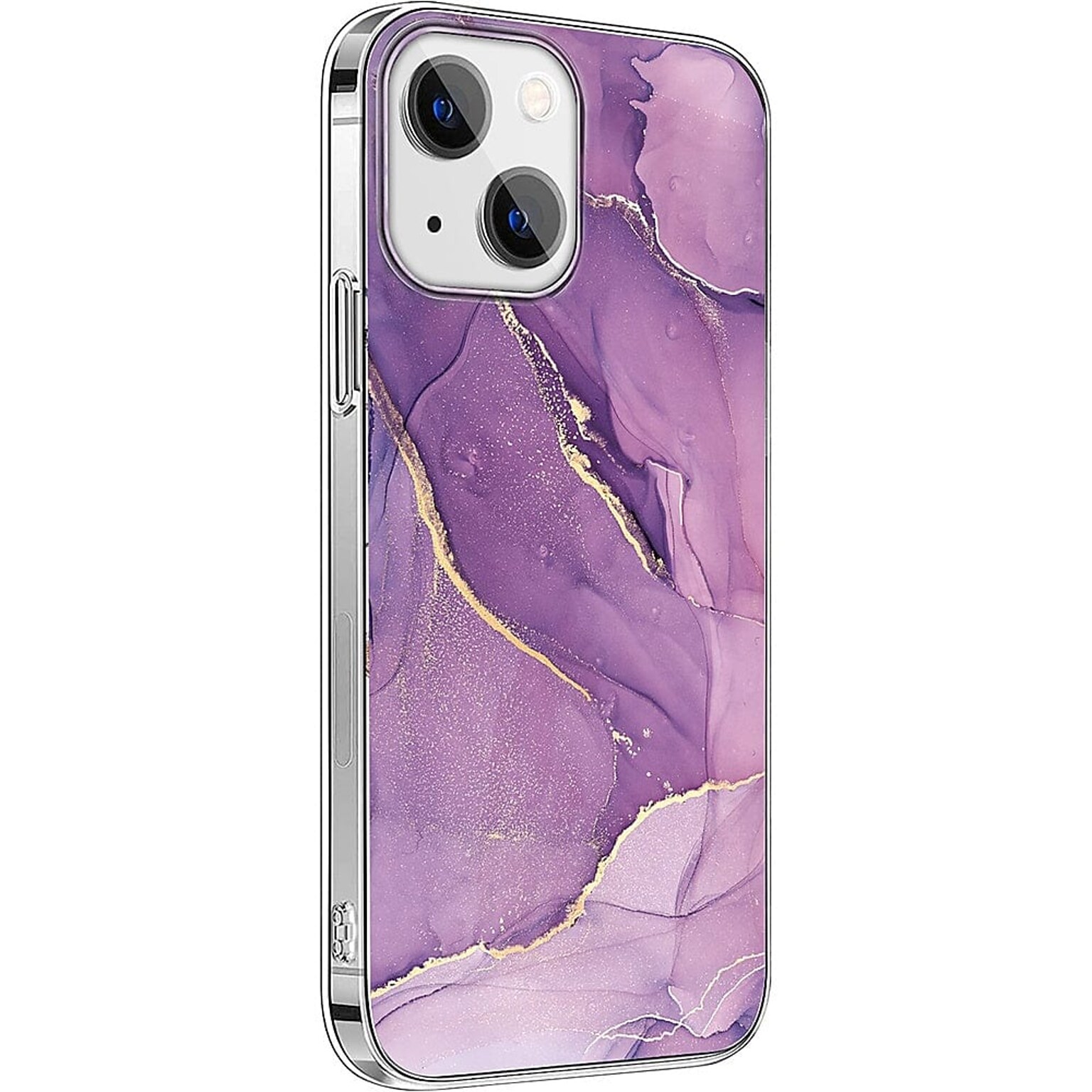SaharaCase Marble Series Case for Apple iPhone 14 Plus, Purple Marble (CP00334)
