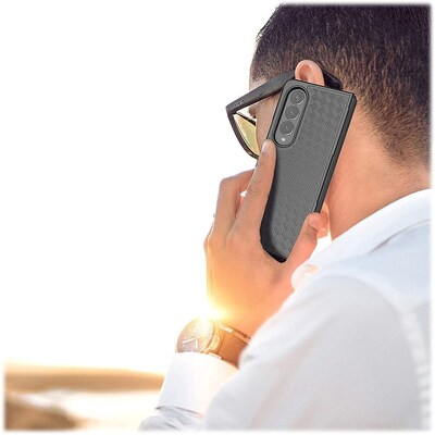 SaharaCase Slim Hard Shell Case for Samsung Galaxy Z Fold4, Black (CP00307)