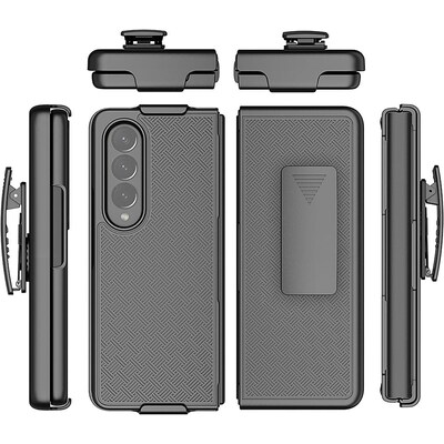 SaharaCase Slim Hard Shell Case for Samsung Galaxy Z Fold4, Black (CP00307)