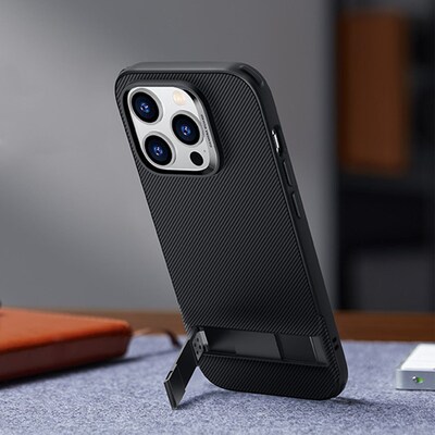 SaharaCase AirShield Boost Kickstand Series Case for Apple iPhone 14 Pro, Black (CP00344)